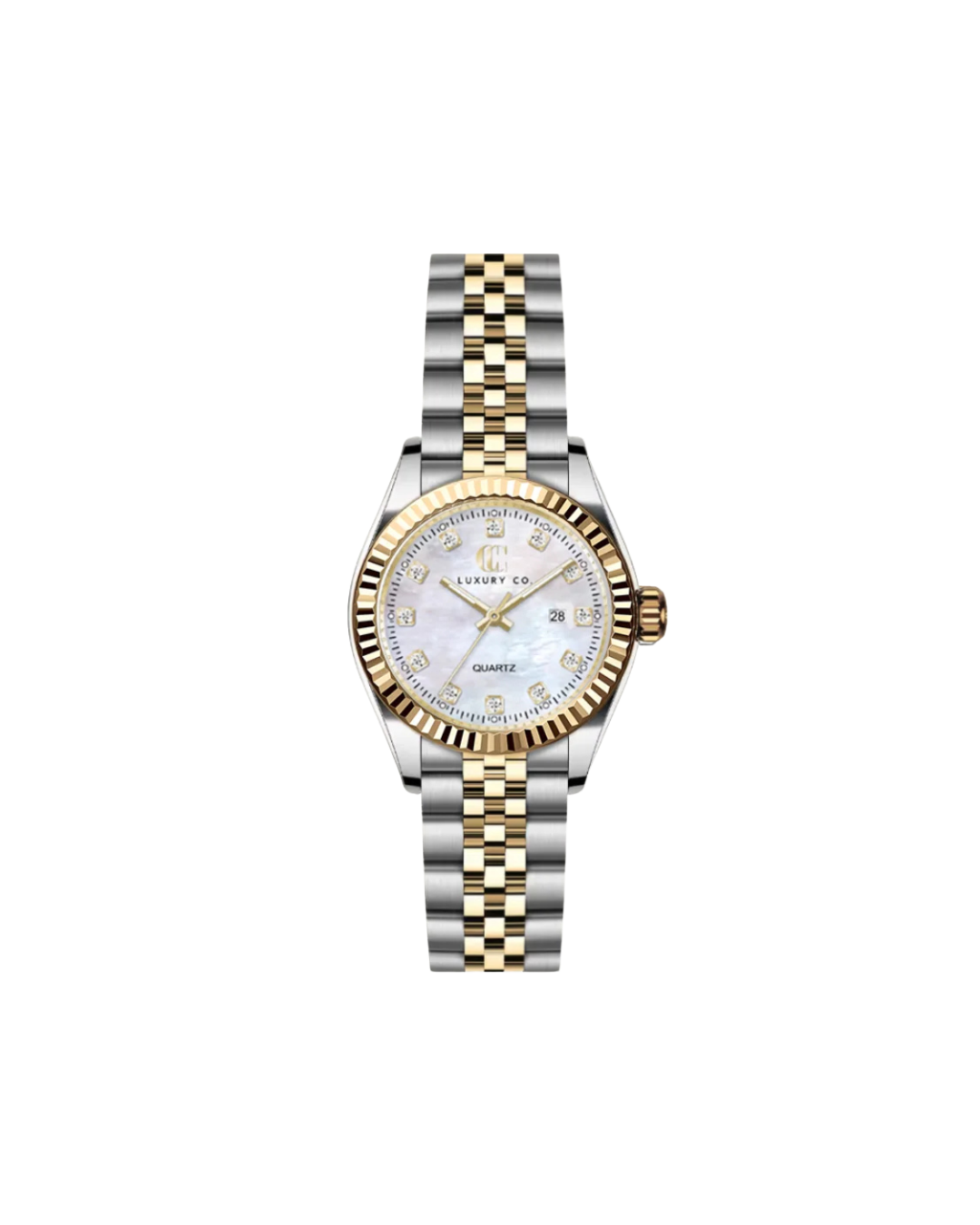 TWO-TONE &amp; MOTHER OF PEARL - CC CLASSIC WATCH