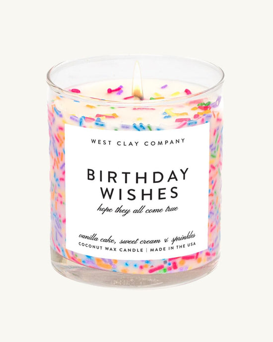BIRTHDAY WISHES SPRINKLE CANDLE