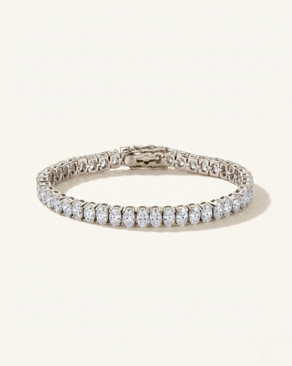 Oval Moissanite Tennis Bracelet