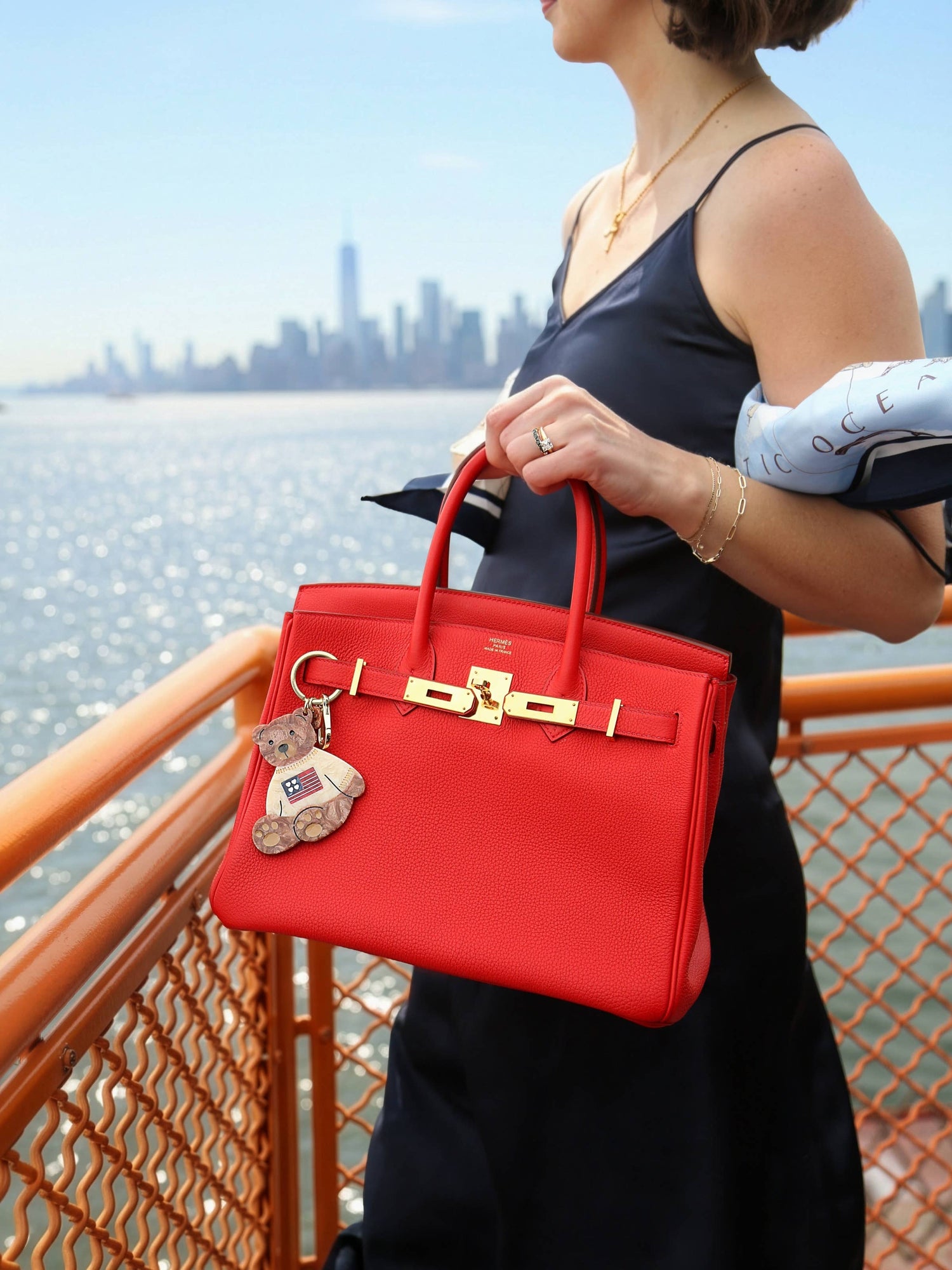 Teddy Bear Bag Charm + Keychain