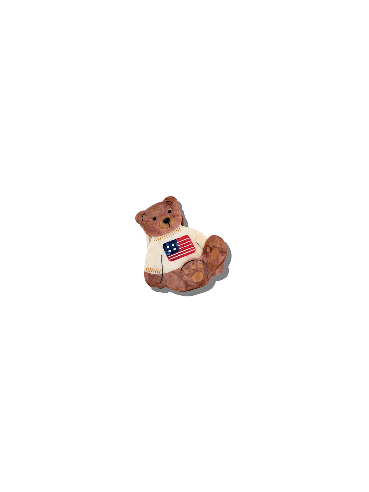 Teddy Bear Claw Hair Clip