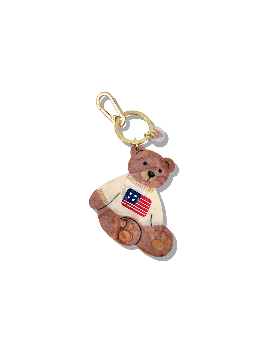 Teddy Bear Bag Charm + Keychain