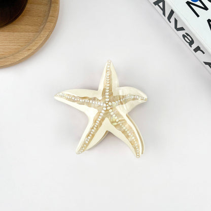 Starfish Hair Clip, Acetate Claw Clip