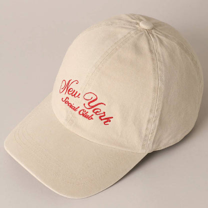 NY Social Club Baseball Hat