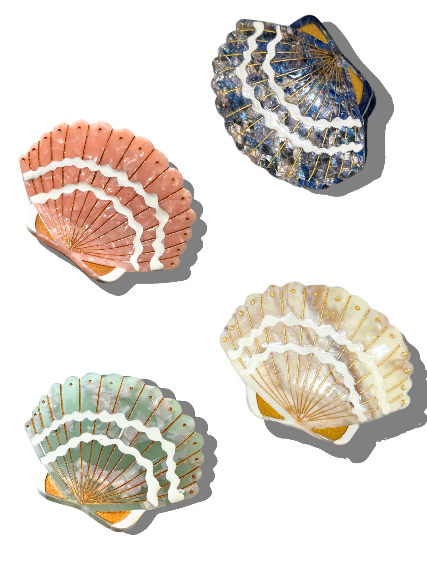 Seashell Claw Hair Clip