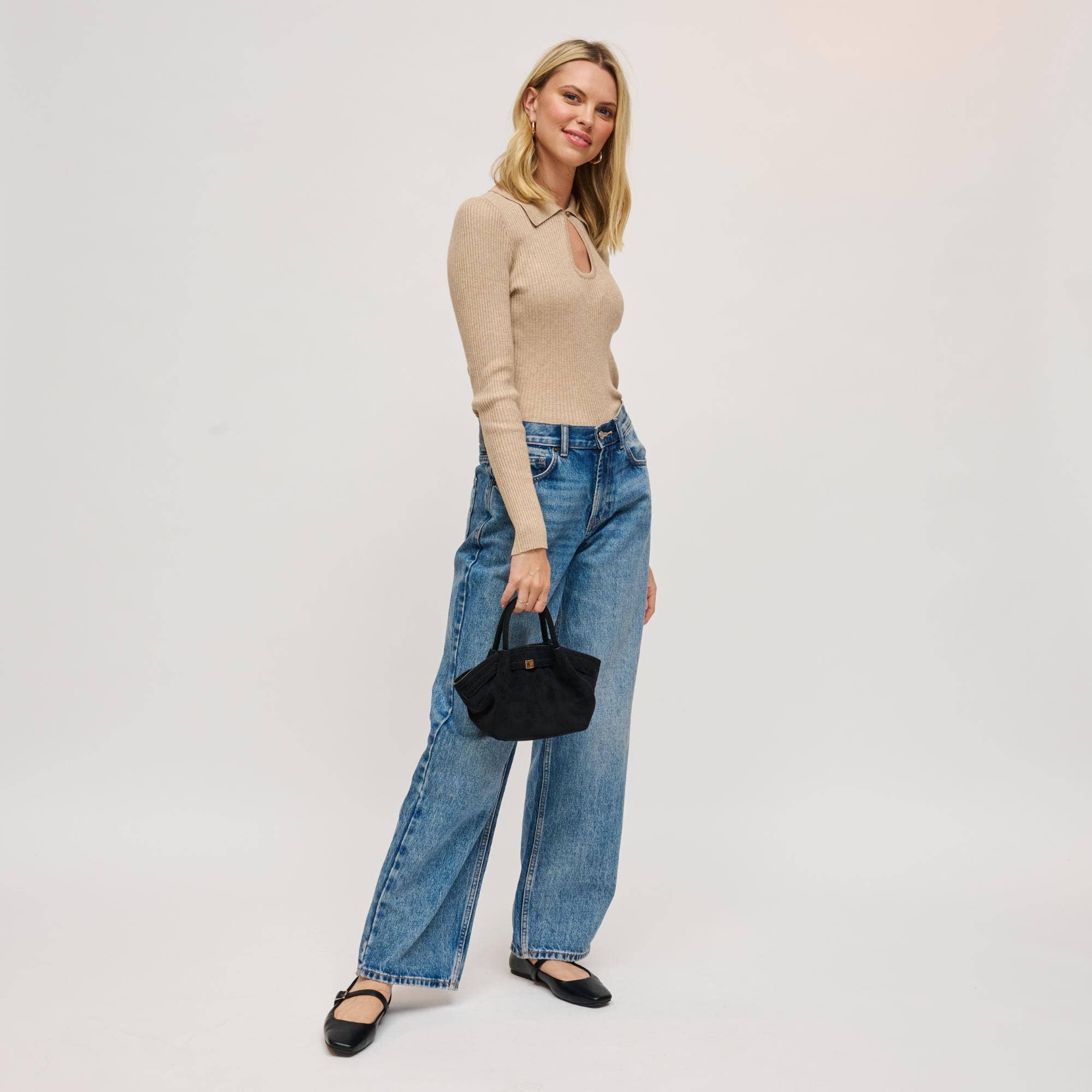 Selena - Faux Suede Crossbody