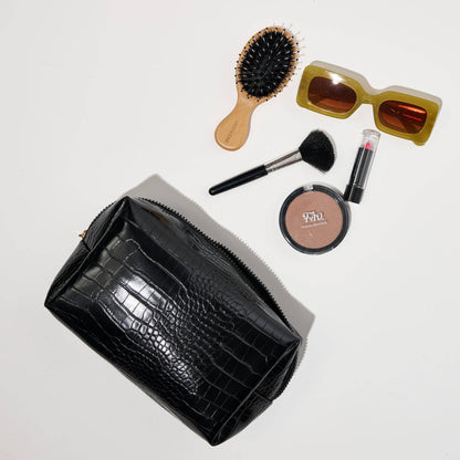 Croc Chic Cosmetic Pouch