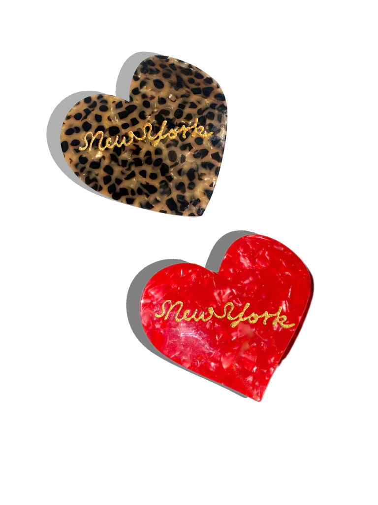 New York Heart Acetate Claw Hair Clip