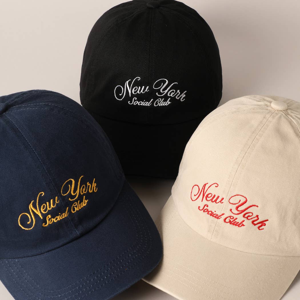 NY Social Club Baseball Hat