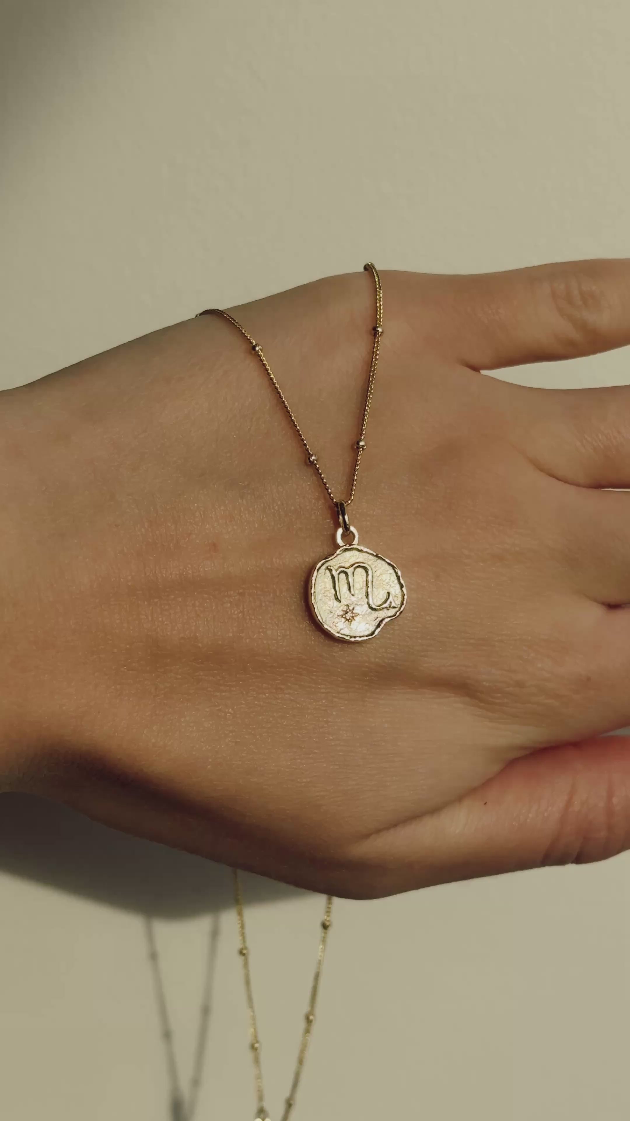 HOROSCOPE MEDALLION NECKLACE