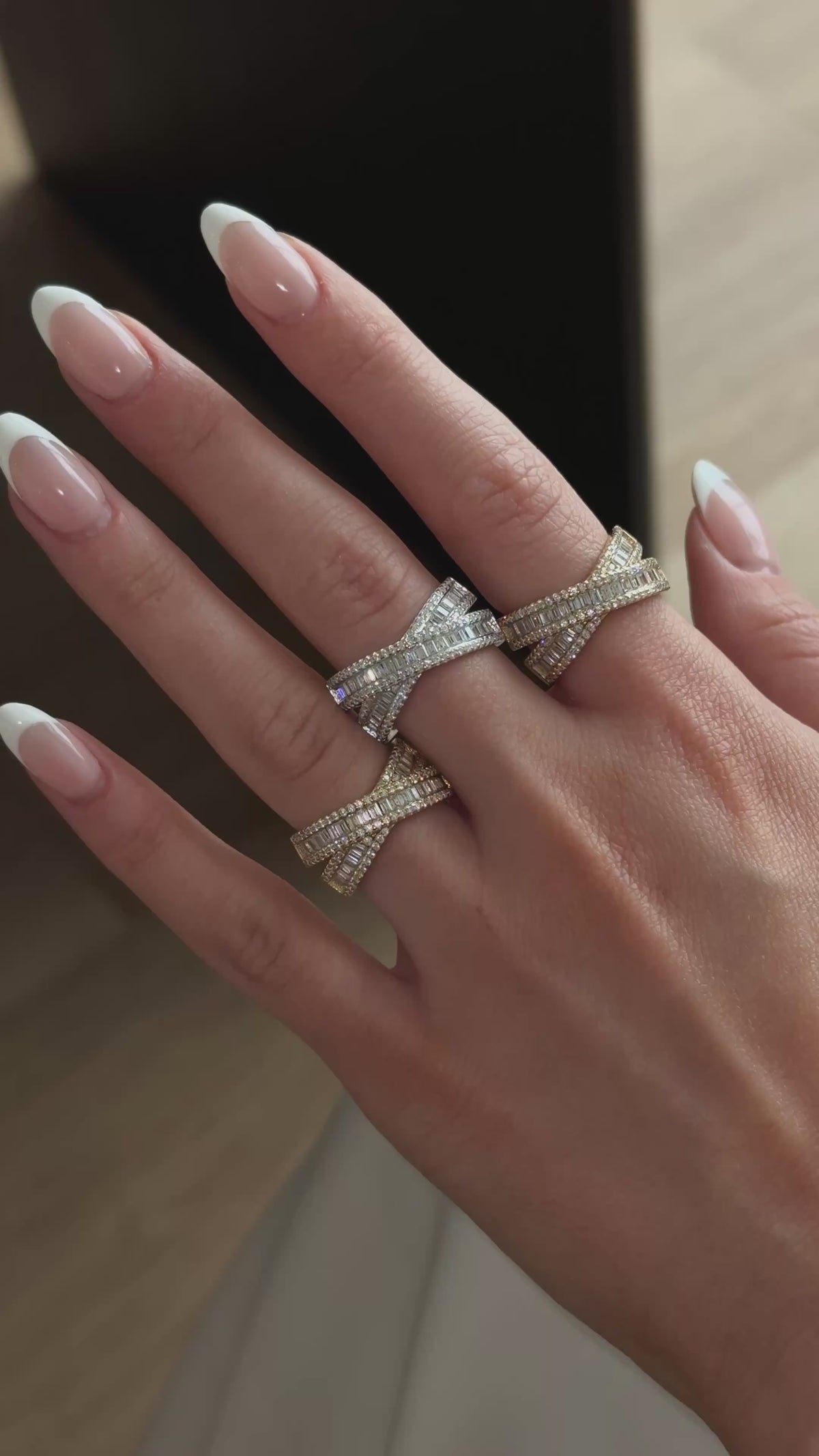 ORA - BAGUE CROISÉE LUXE