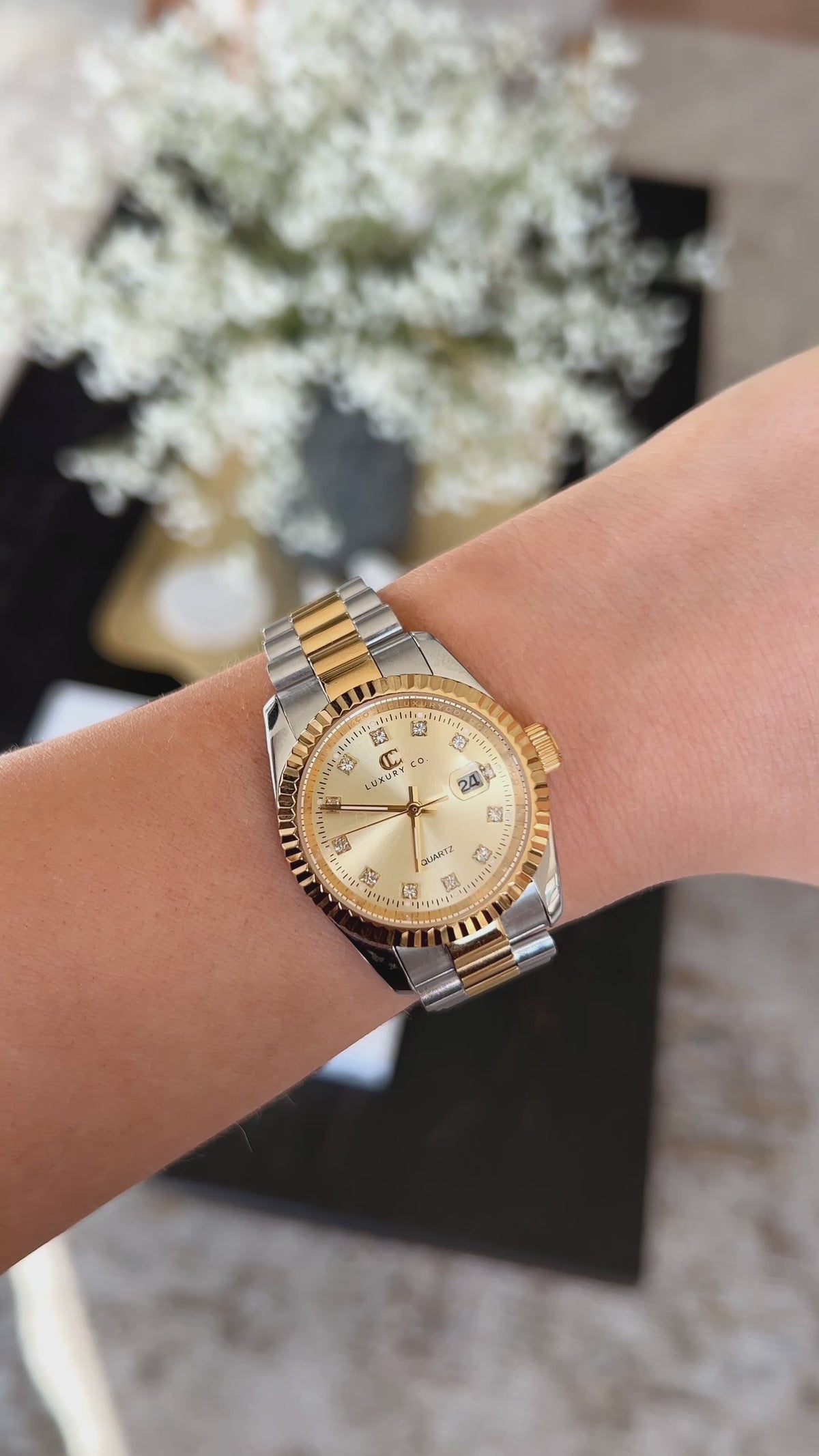31MM TWO-TONE - PRESIDENT WATCH