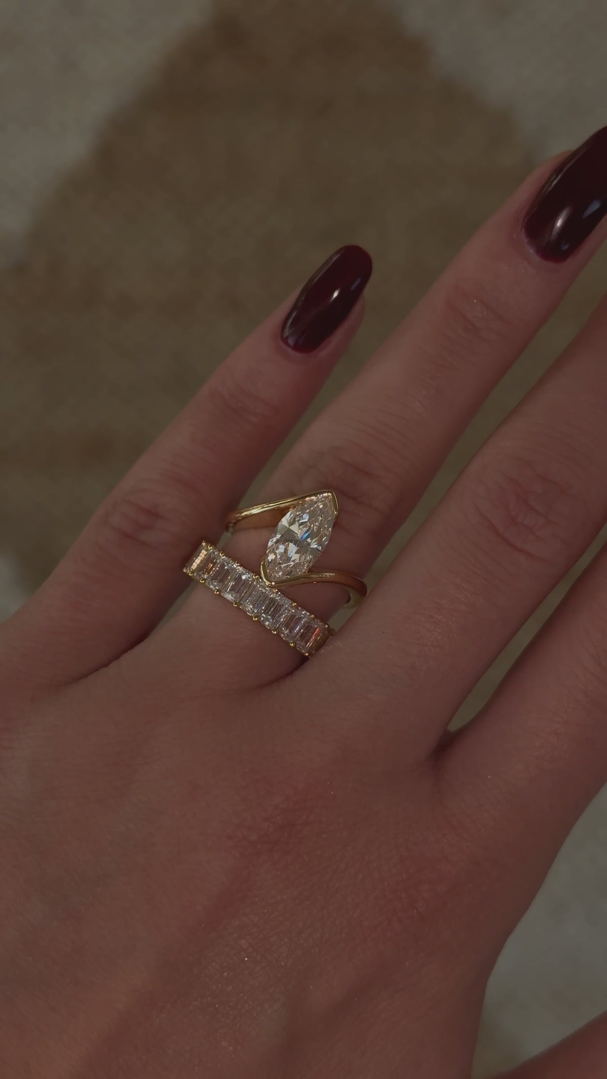 MAREN - MARQUISE WRAP LUXE RING