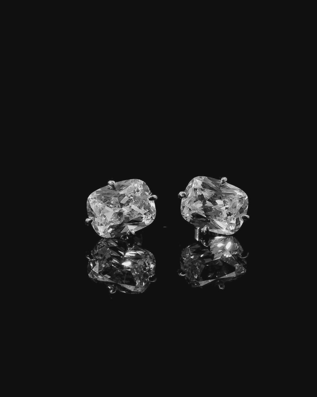KATE - ELONGATED CUSHION LUXE STUDS