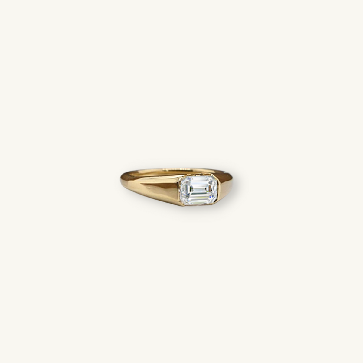 BENNET - EMERALD PINKY LUXE RING