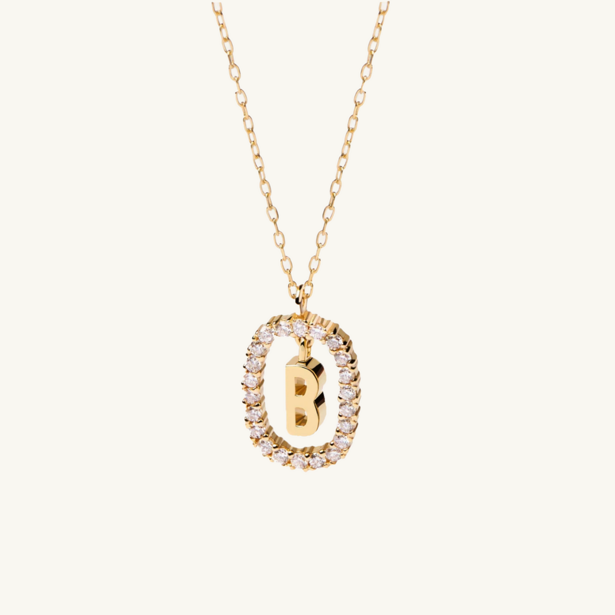 COLLIER INITIAL DIAMOND FOREVER
