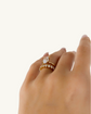2.5ct OVAL CUT Luxe Ring