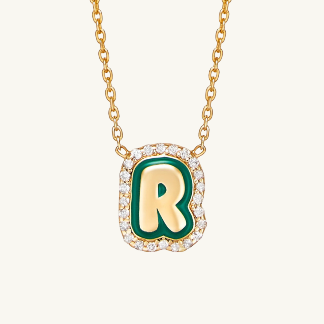 COLLIER LETTRE BULLE