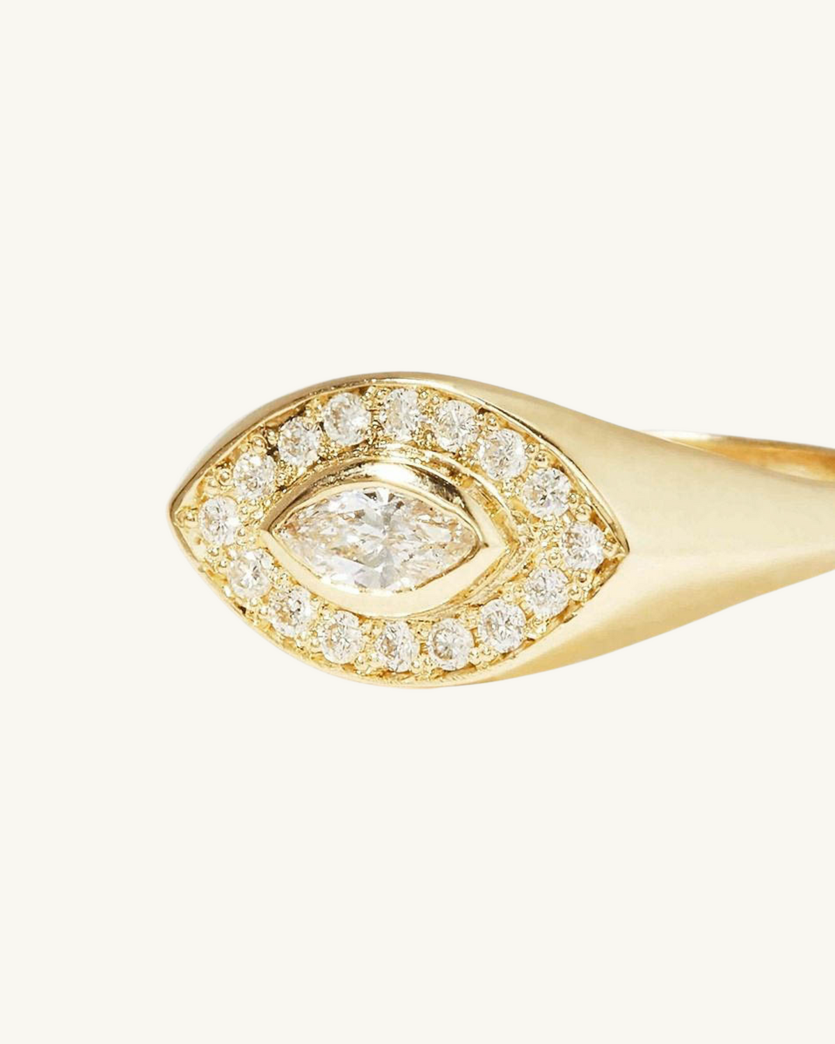 BAGUE CHEVALIÈRE MAUVAIS ŒIL