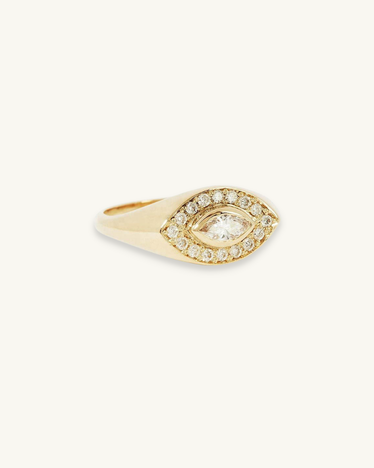 BAGUE CHEVALIÈRE MAUVAIS ŒIL