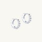 MICRO PEARL HUGGIE HOOP