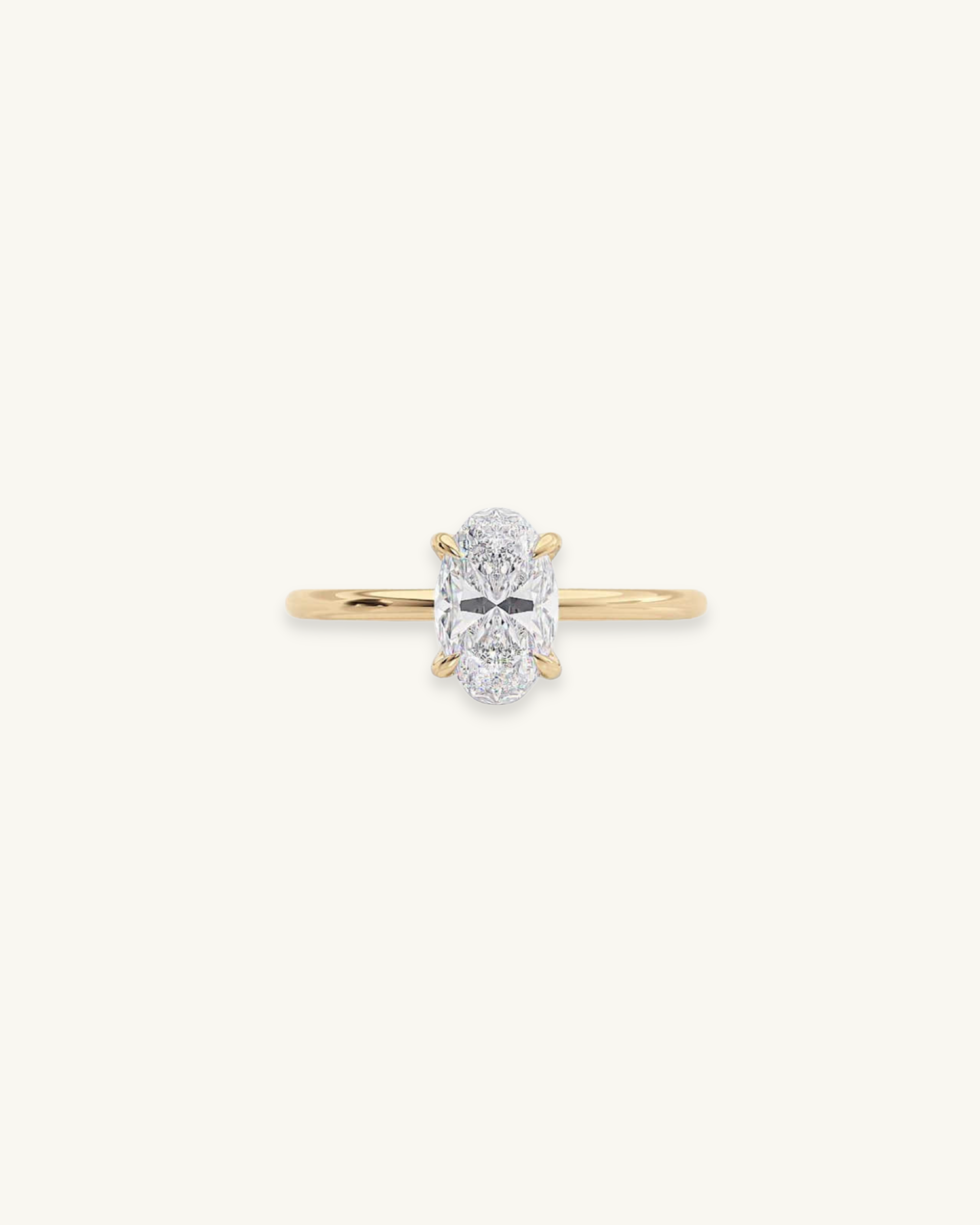 2.5ct OVAL CUT Luxe Ring