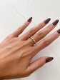 14K GOLD CROISSANT RING