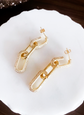 CHAIN LINK DANGLE EARRINGS