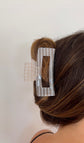 JUMBO PLAID CLIP