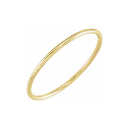 14K SOLID GOLD STACKABLE RING