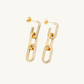 CHAIN LINK DANGLE EARRINGS