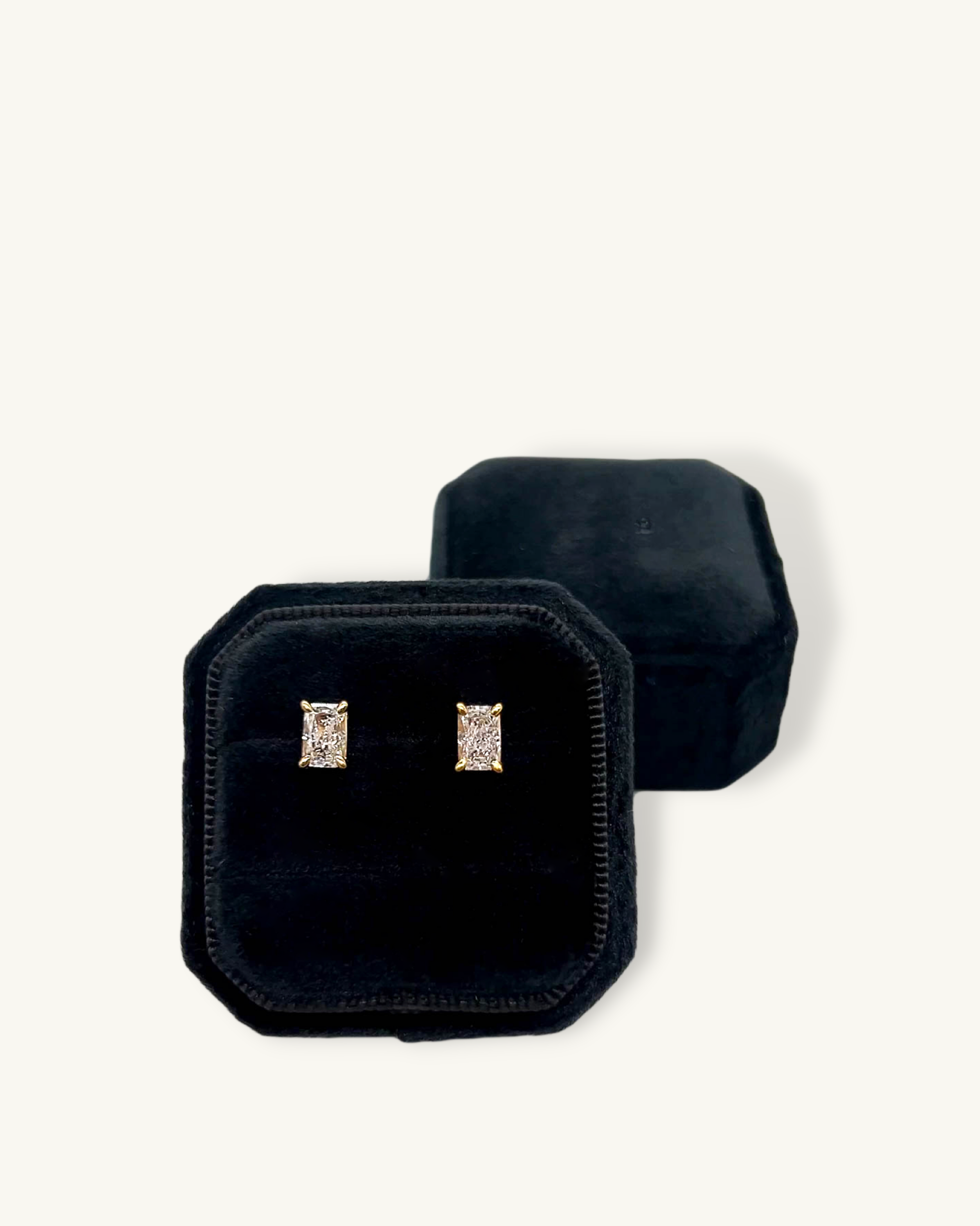 RADIANT CUT LUXE STUDS